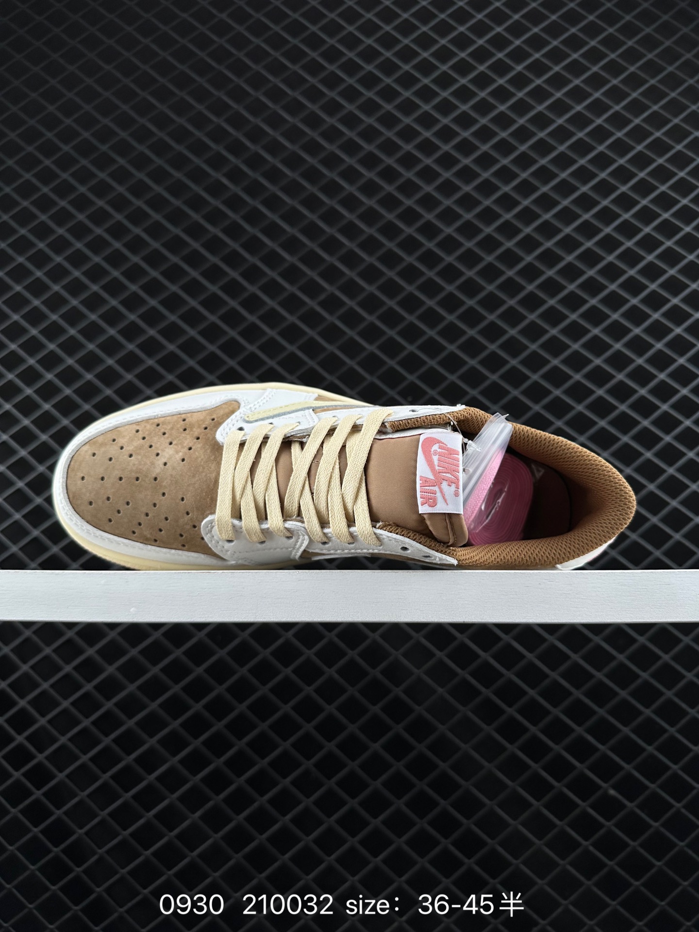 fragment design x Travis Scott x Nike Air Jordan 1 Low OG SP”Black/Green Toe“